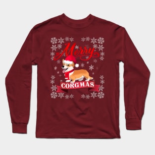 Merry Corgmas Long Sleeve T-Shirt